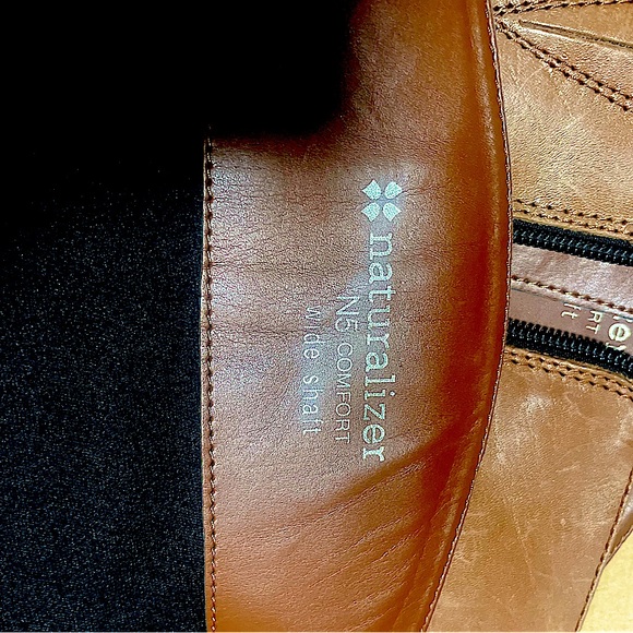 Naturalizer Josette riding boots size 7 WIDE CALF - Picture 3 of 7